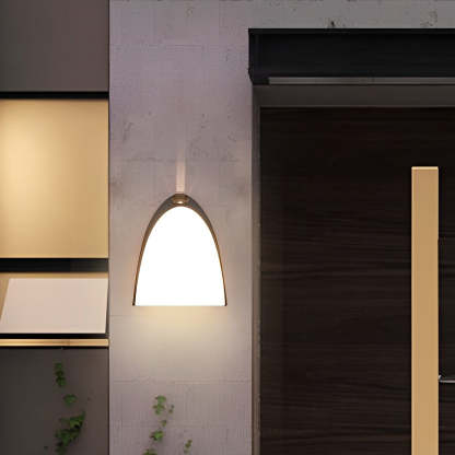 Creative LED Waterproof Aluminum Black Modern Outdoor Wall Sconce Lighting-Lighom