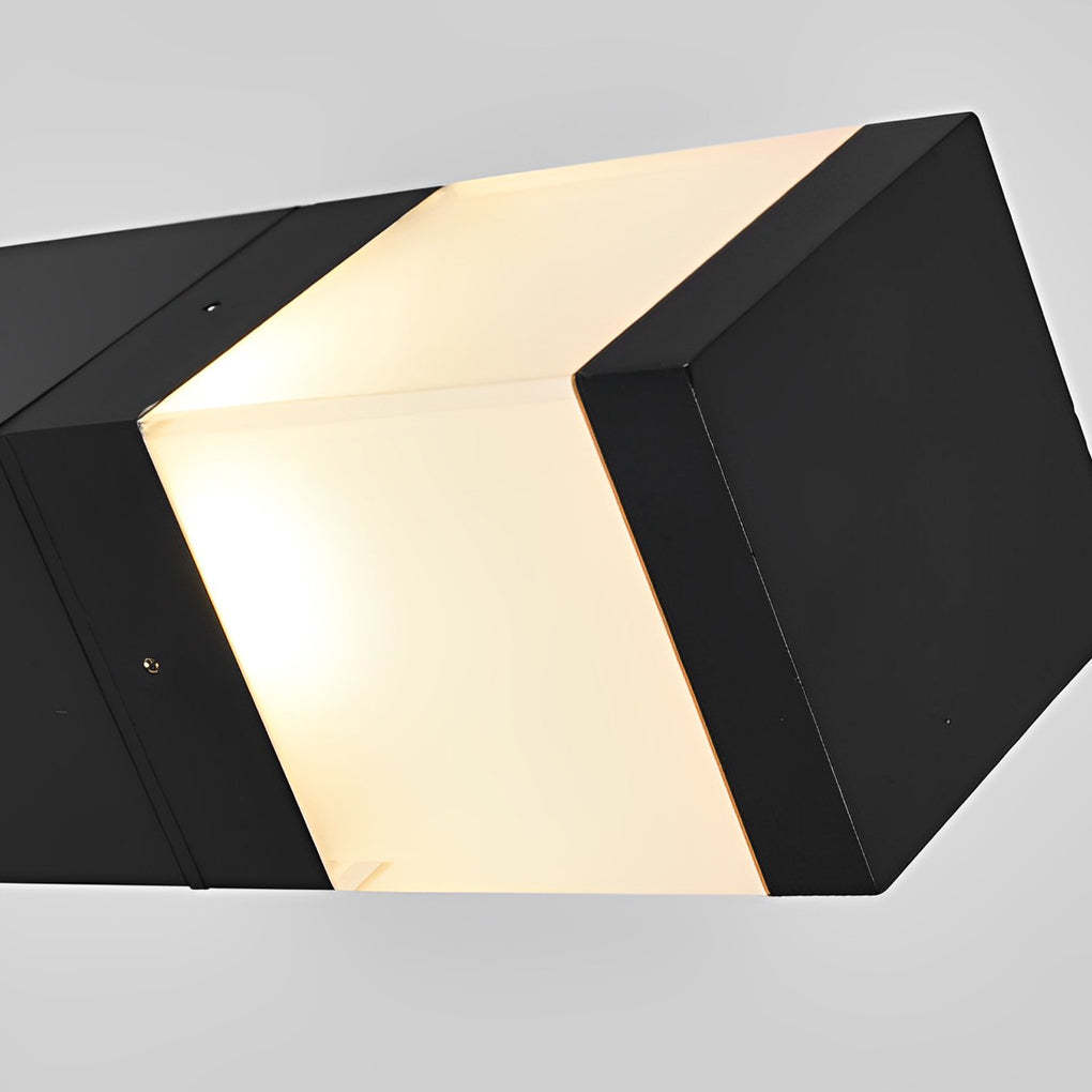 Minimalist Square LED Outdoor Light Modern Lawn Lamp for Elegant Home Exterior-Lighom