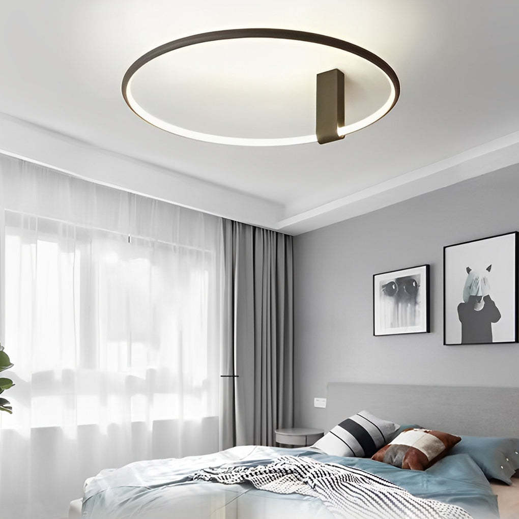 Minimalist Dimming Black Modern Ceiling Light