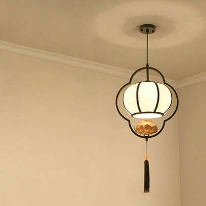 Chinese Retro Luxury Wrought Iron Pendant Light