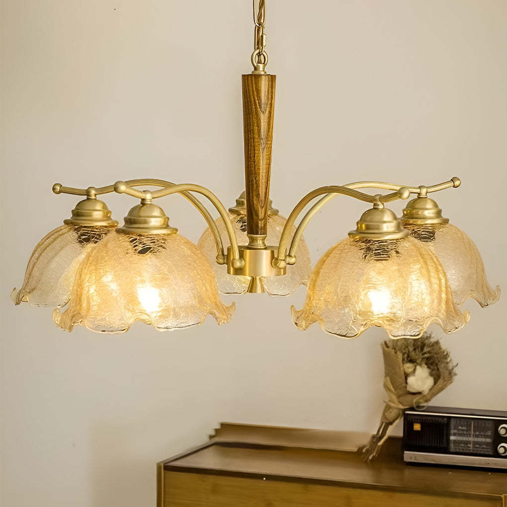 Cracked Glass Retro Pendant Chandelier