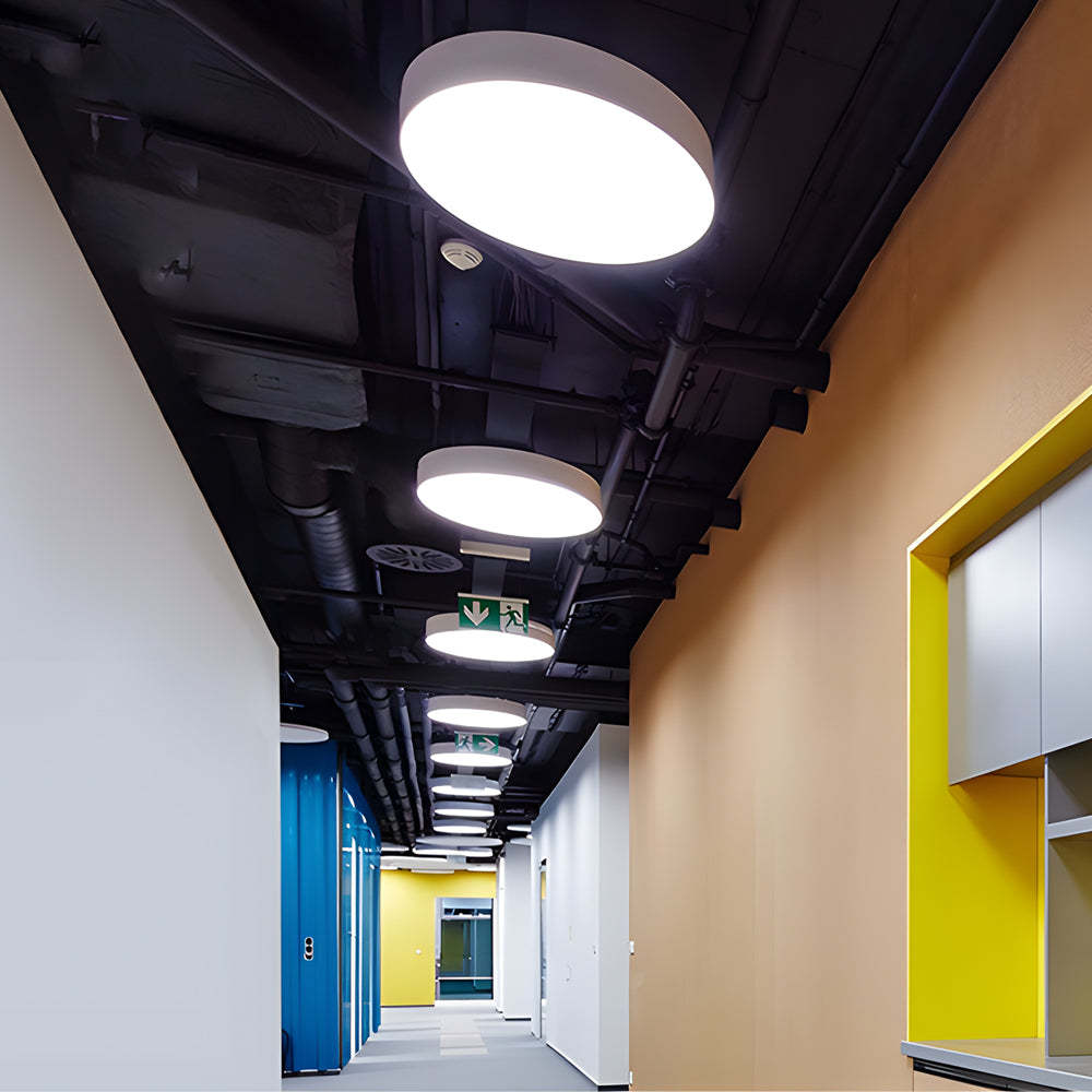 Round Pendant LED Modern Suspended Office Light
