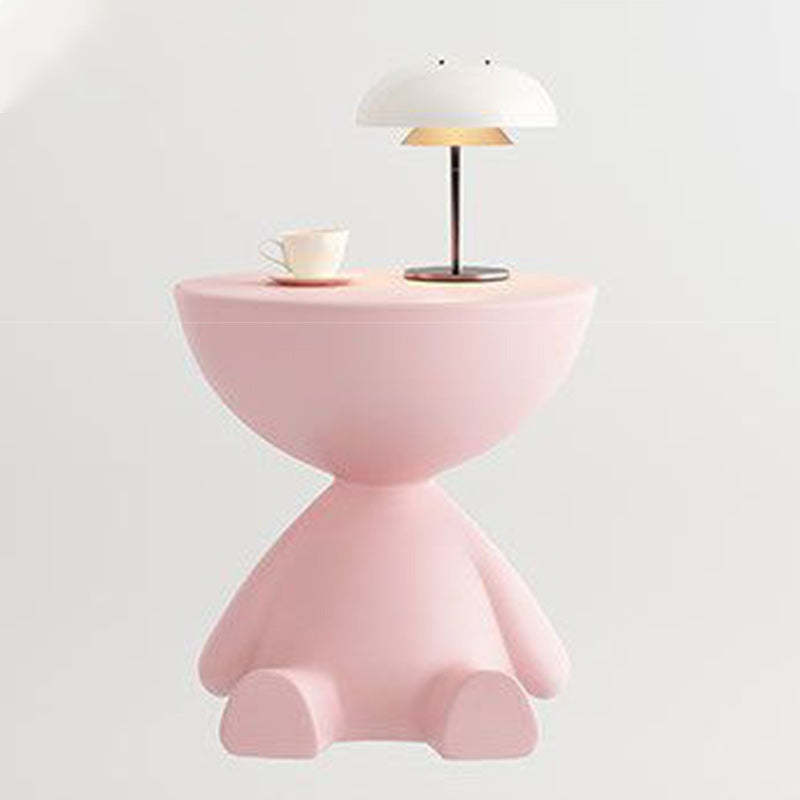 Minimalist Round End Table