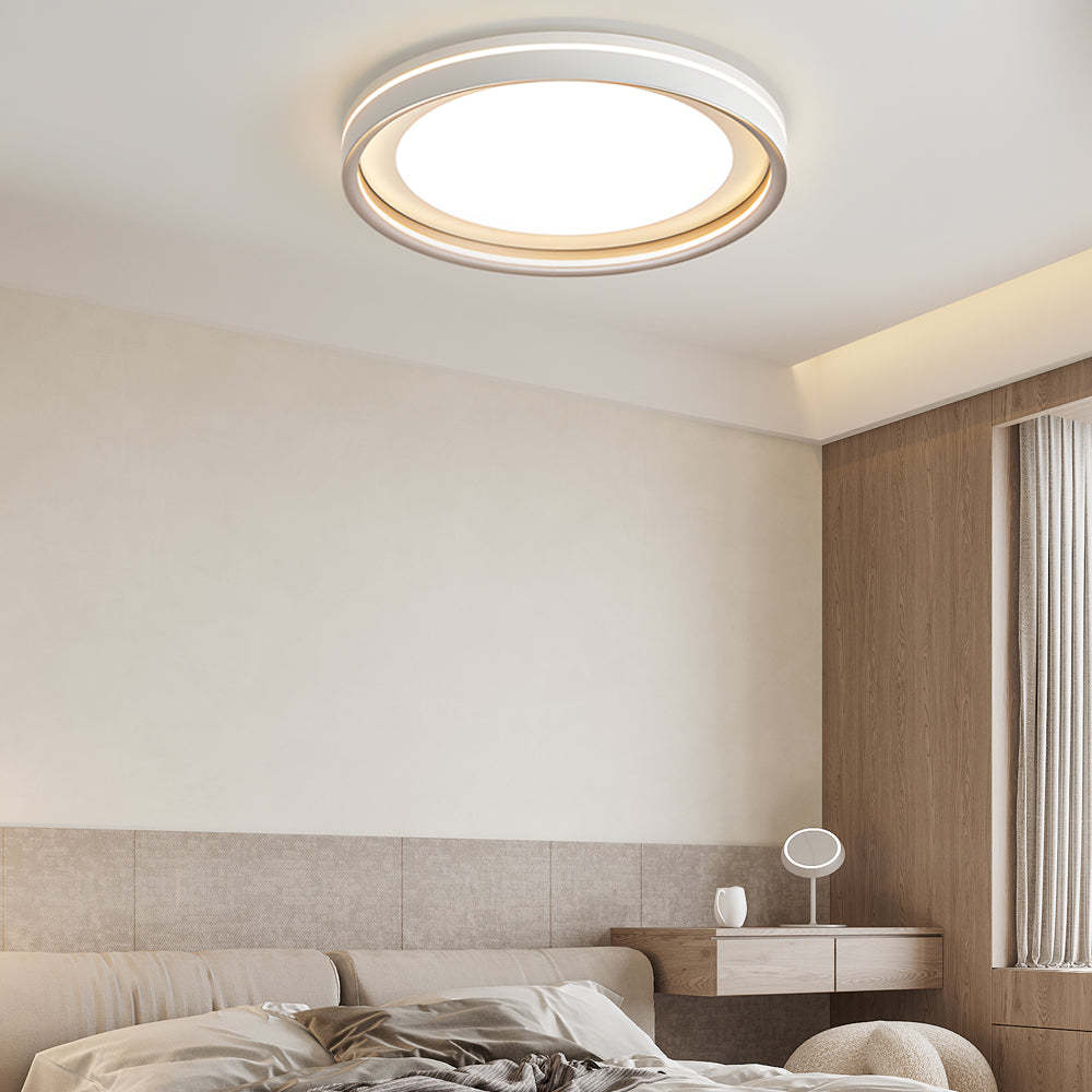 Layered Ring Dimmable LED Ceiling Light