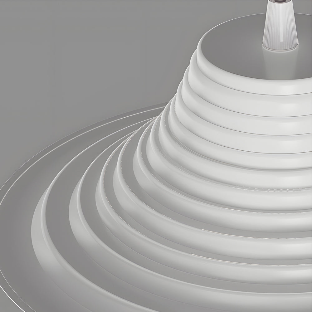 Striped Iron Hat Dimmable Nordic Pendant Light