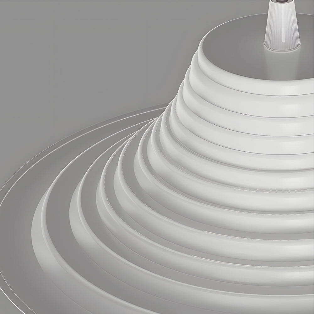 Striped Iron Hat Dimmable Nordic Pendant Light