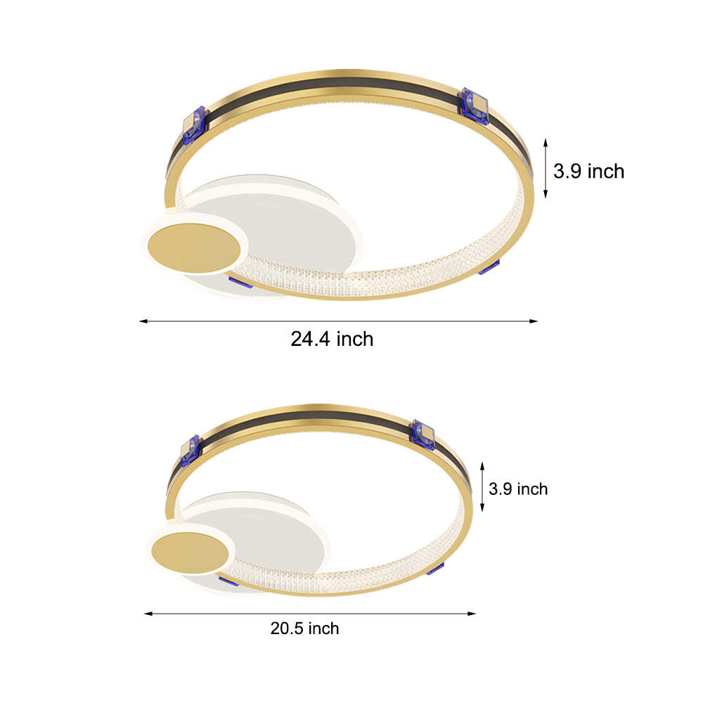 Ring Round Dimmable Modern LED Ceiling Light