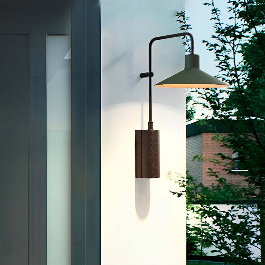 Waterproof LED Creative Modern Outdoor Wall Lamp Swing Arm Wall Sconces-Lighom