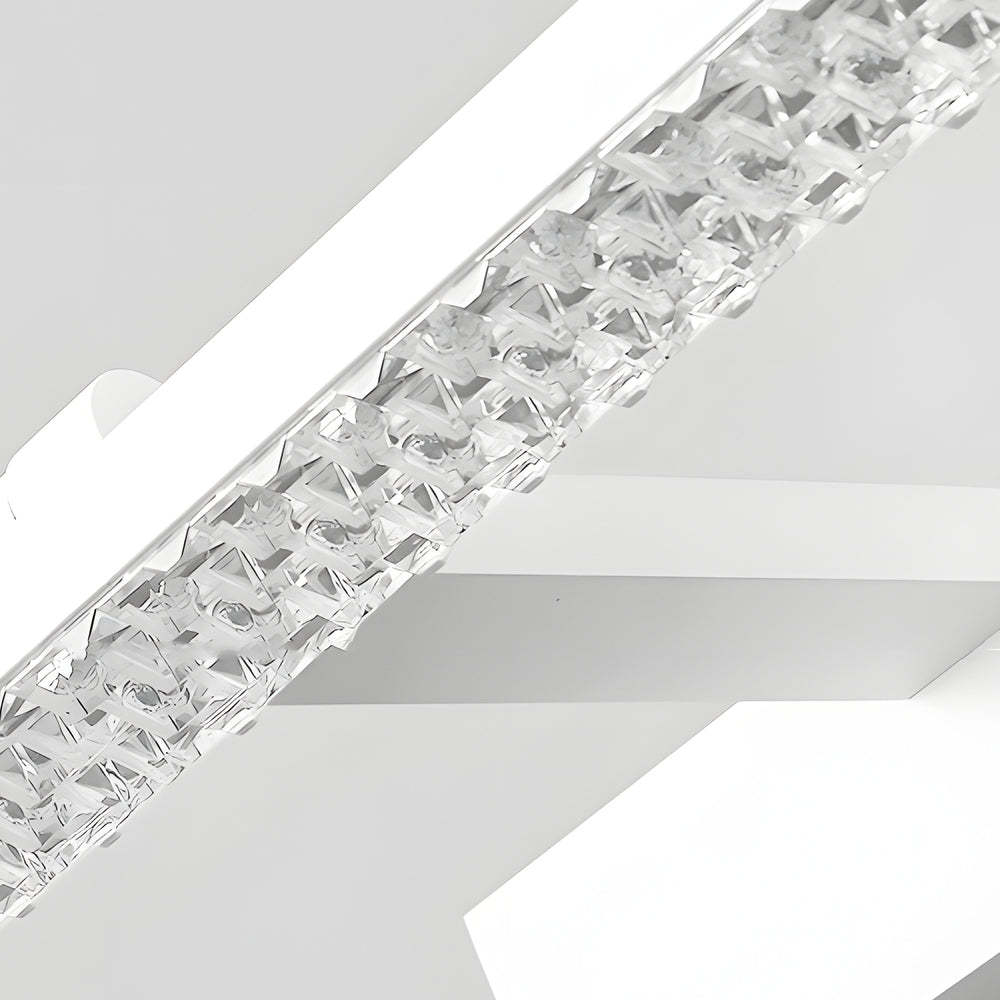 160�� Adjustable LED Bathroom Vanity Light with Crystal-Inspired Acrylic Shade, Dimmable-Lighom