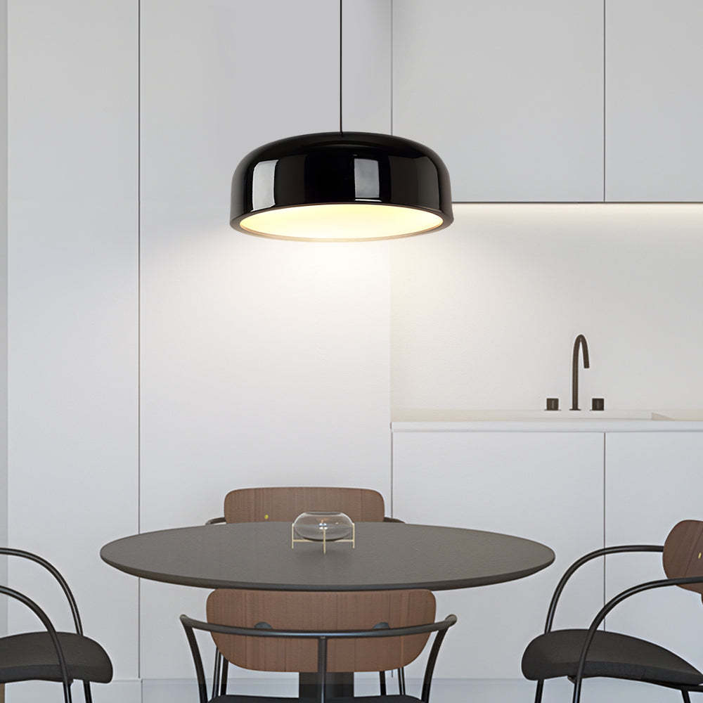 Smithfield Modern Aluminum Pendant - Black/White