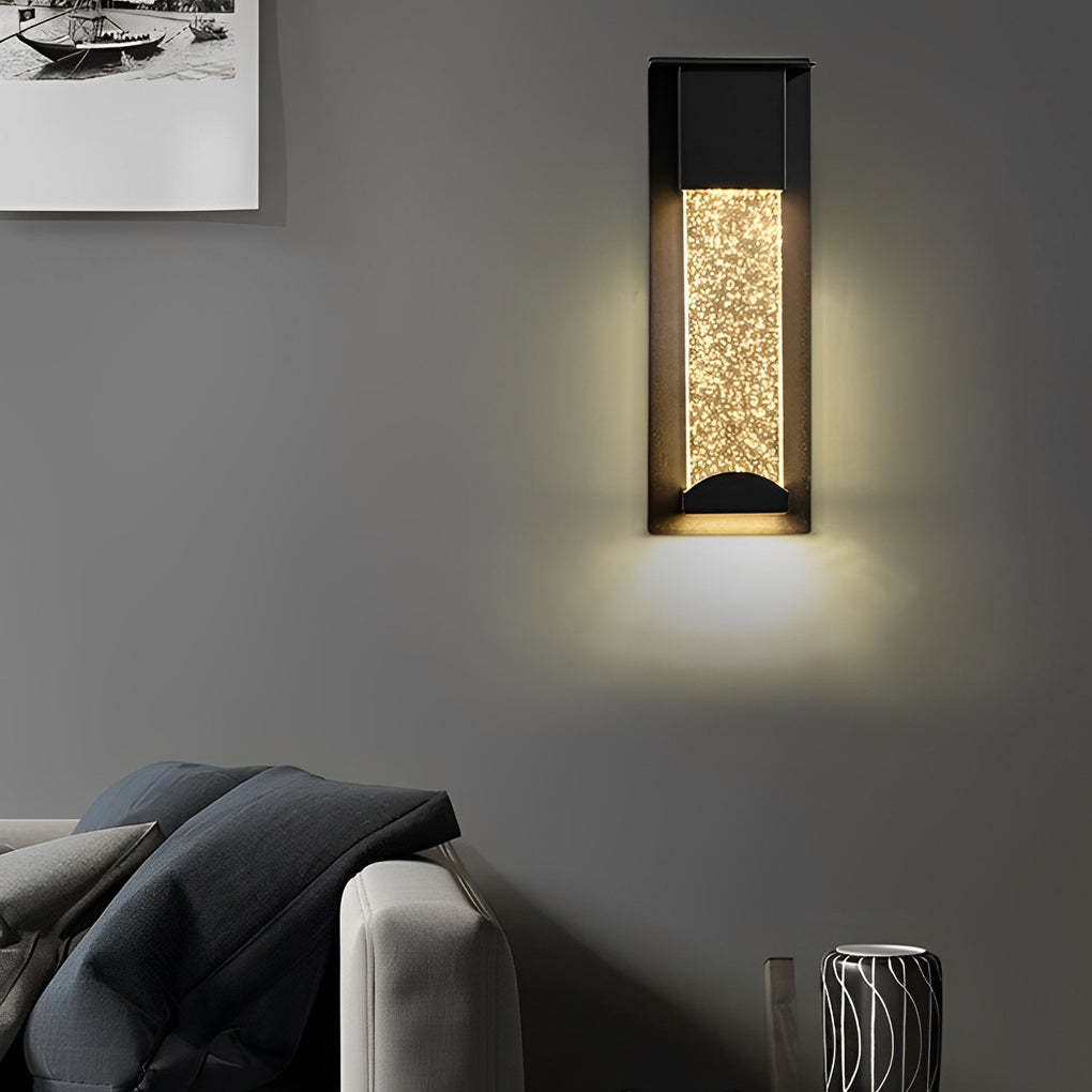Minimalist Crystal Bubble Glass Motion Sensor Wall Lamp