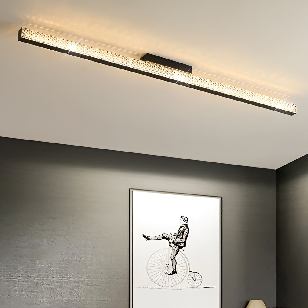 41-Inch Long Linear Acrylic Brilliant Sword LED Wall Sconce-Lighom