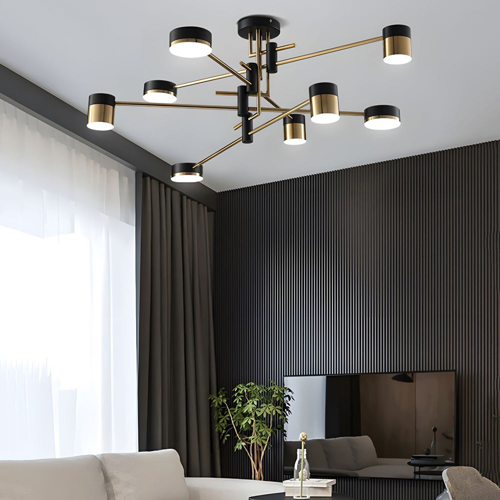 Modern LED Dimmable Sputnik Chandelier
