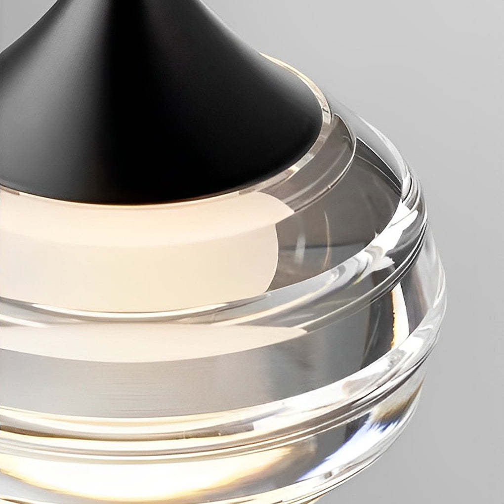 Threaded Acrylic Ball Long-Line Nordic Pendant