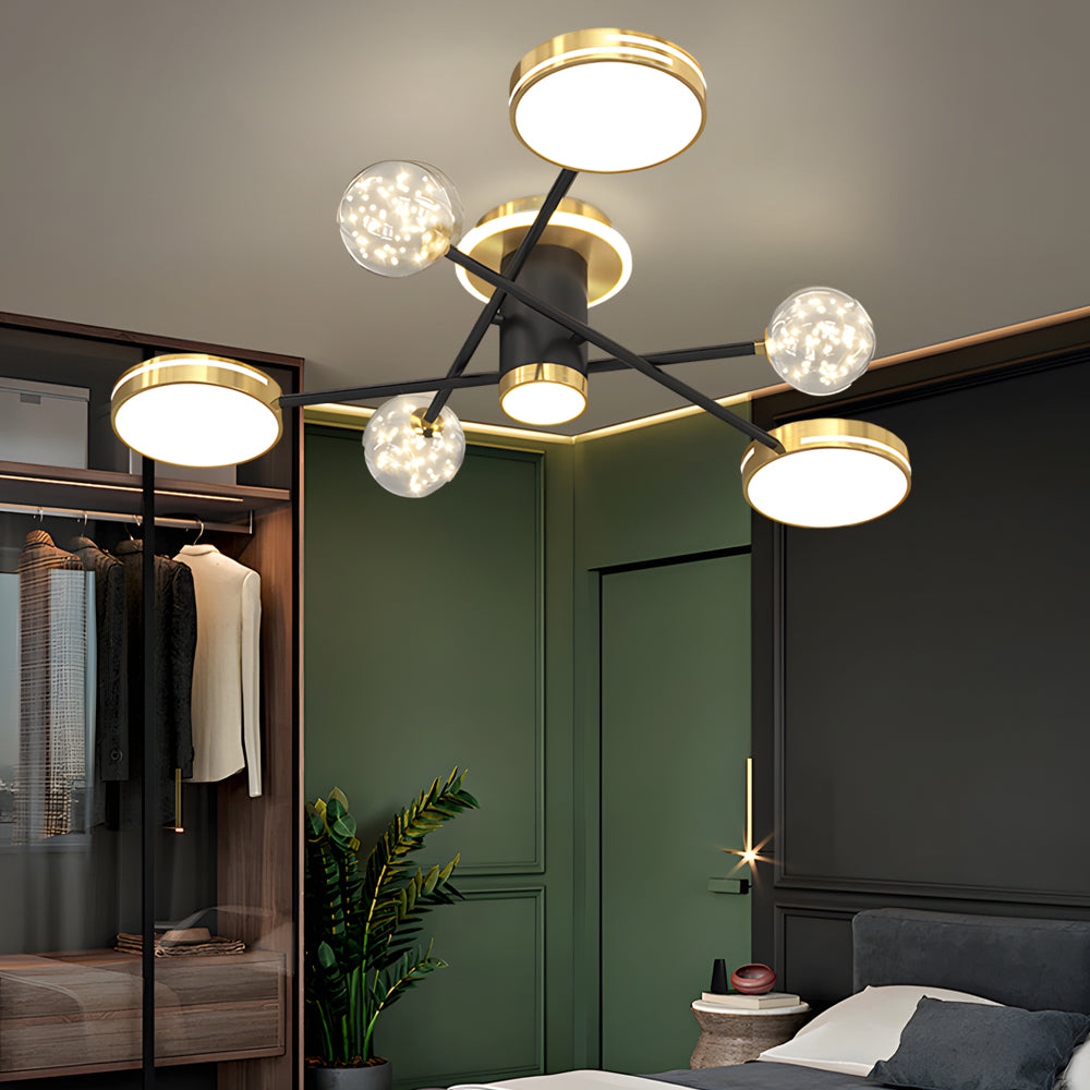 Starry Flower Modern Ceiling Hanging Lamp