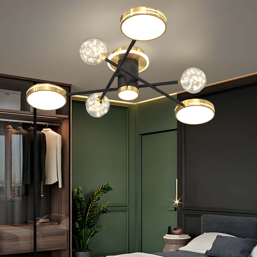 Starry Flower Modern Ceiling Hanging Lamp