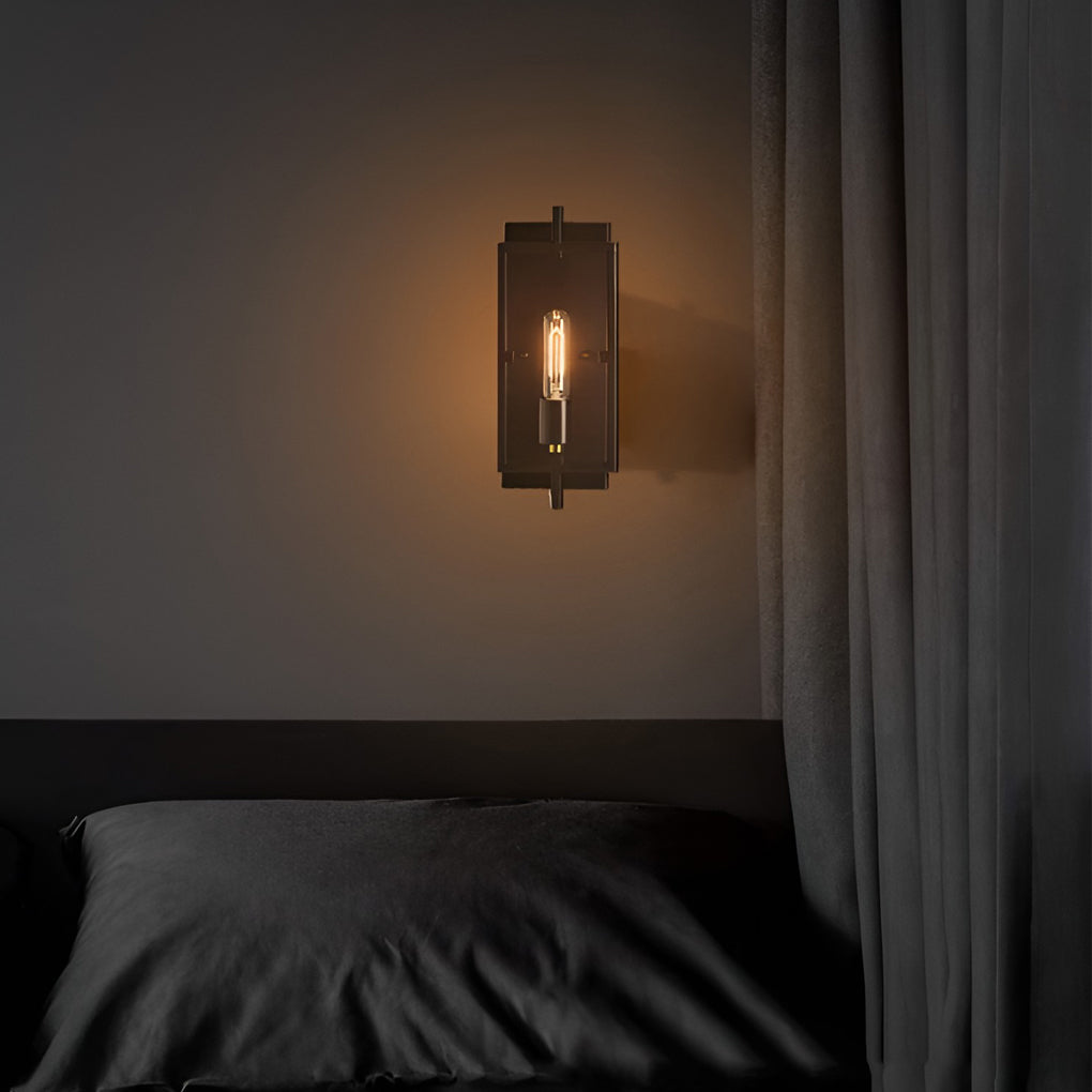 Rectangular Industrial Wall Sconce