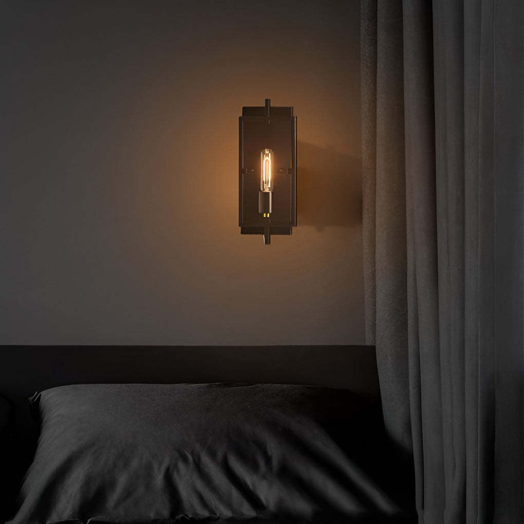 Rectangular Industrial Wall Sconce