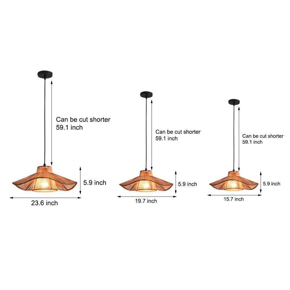 Double-Layer Umbrella Kitchen Pendant Light
