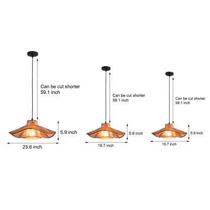 Double-Layer Umbrella Kitchen Pendant Light