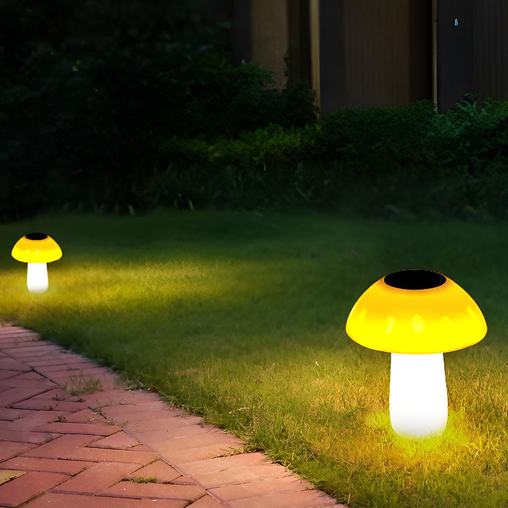 Mushroom Smart Light-Control Solar Lawn Light