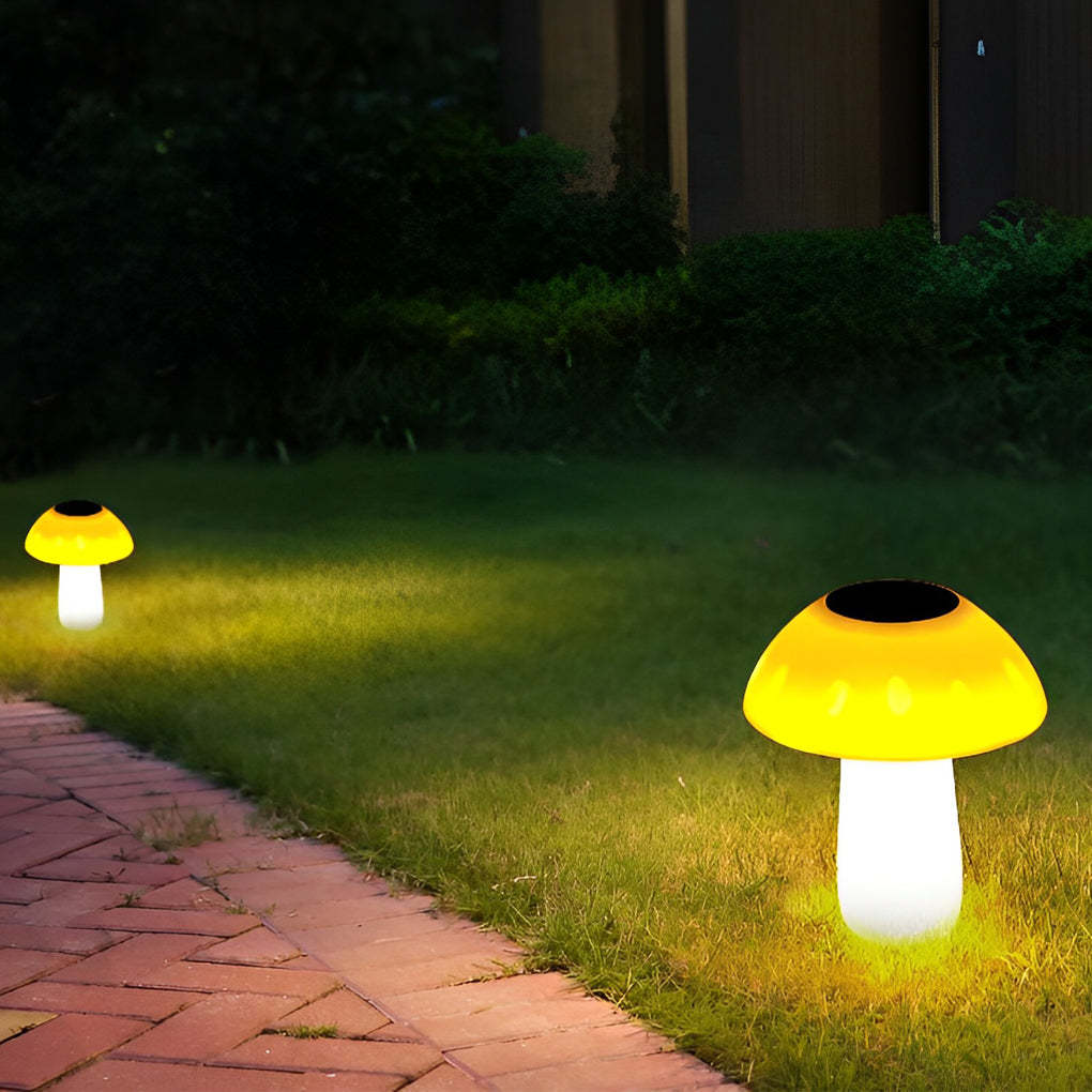 Mushroom Smart Light-Control Solar Lawn Light