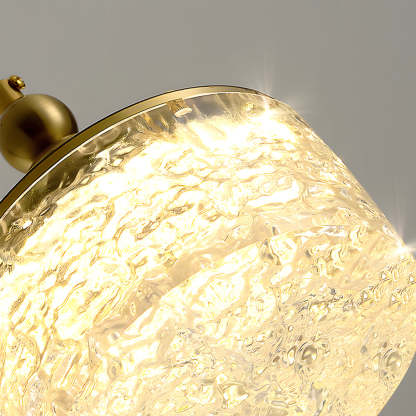 Acrylic Ice Texture Modern Hanging Light
