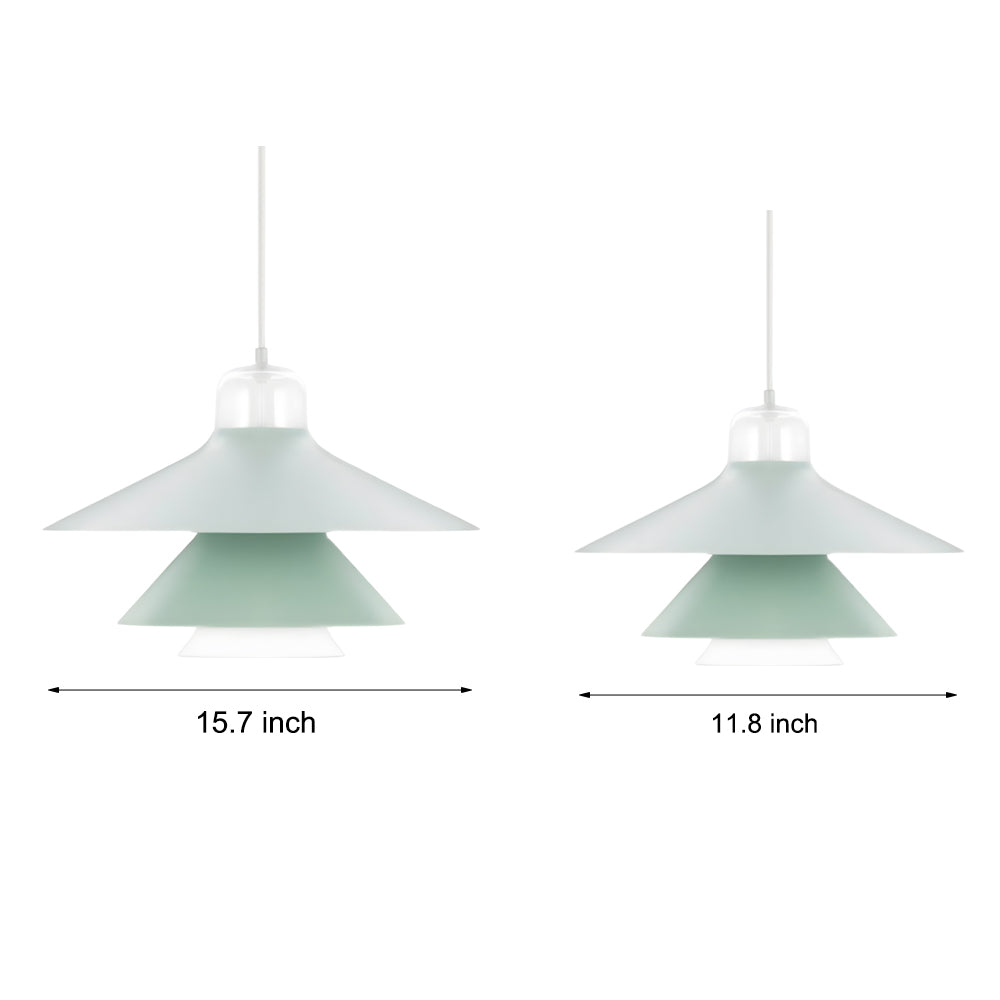 Iron Glass LED Minimalist Nordic Pendant Chandelier