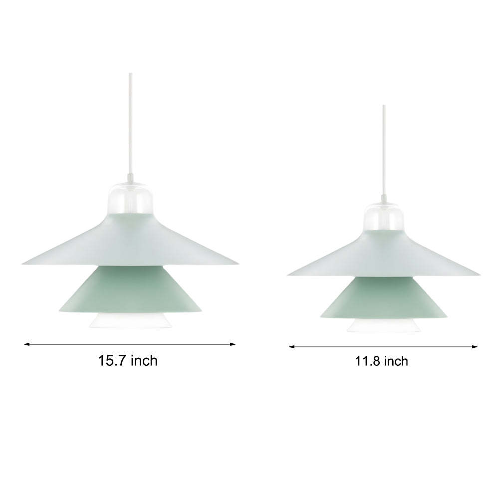 Iron Glass LED Minimalist Nordic Pendant Chandelier