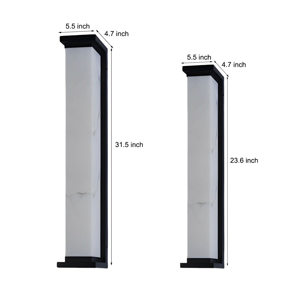 Strip Minimalist Stainless Steel Modern Outdoor Wall Light