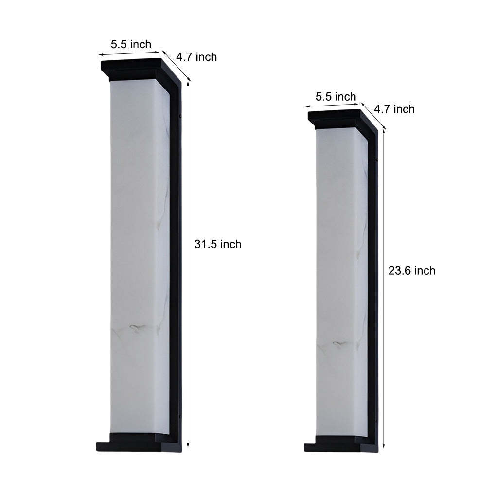 Strip Minimalist Stainless Steel Modern Outdoor Wall Light