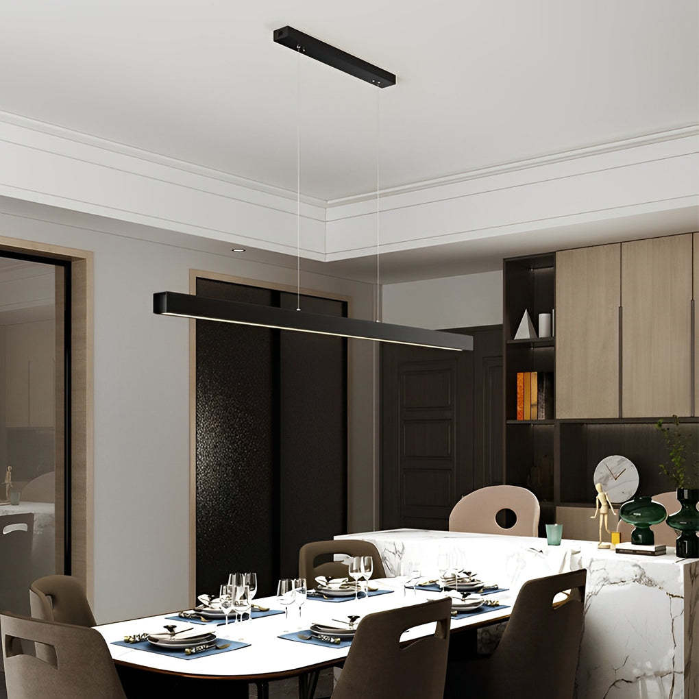Minimalist Strip Stepless Dimming Black Modern - Cw