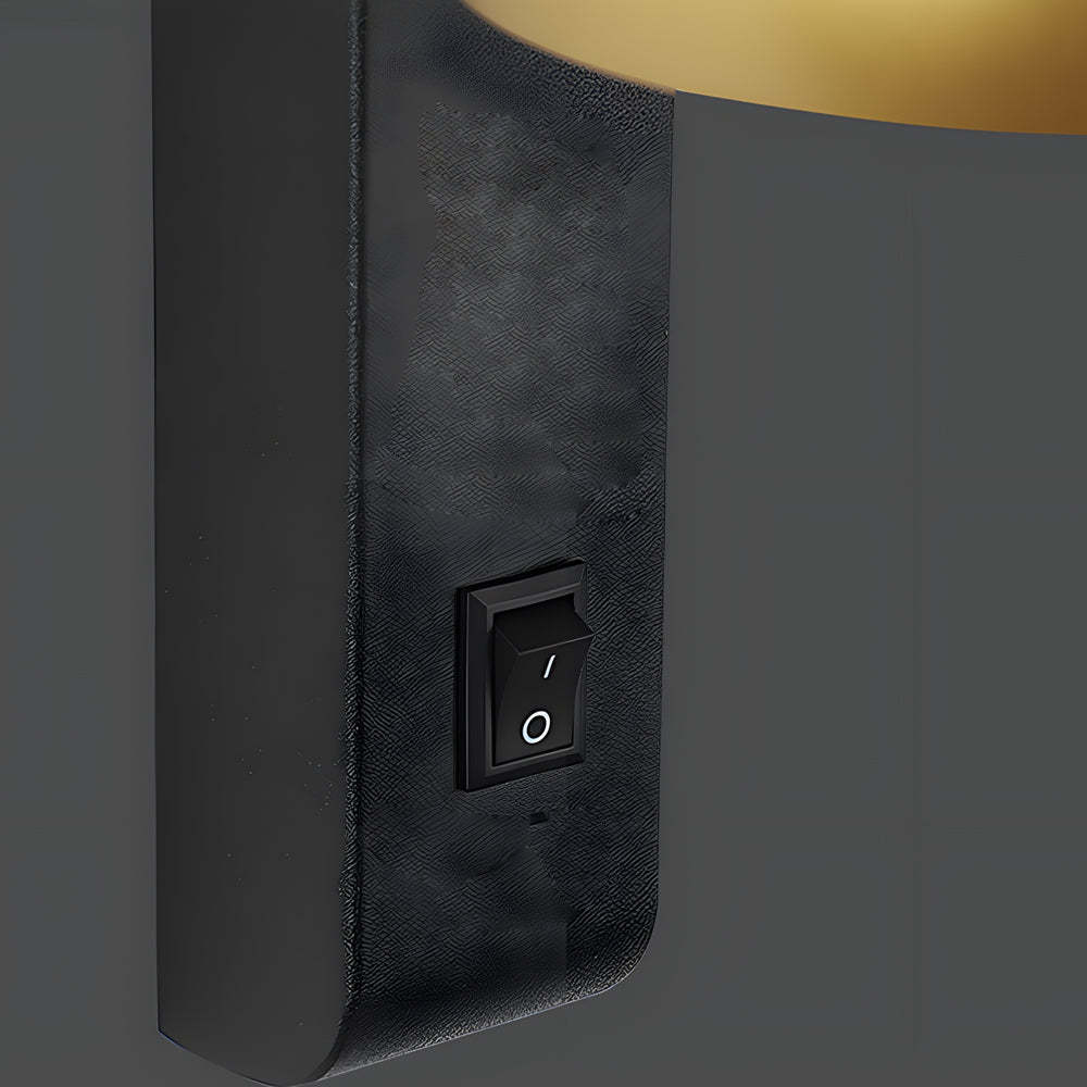 Round 6W LED Wall Sconce Rotatable Bedside Lamp-Lighom