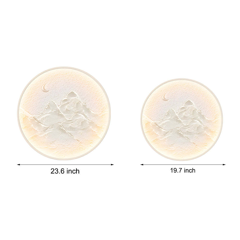 Nordic Moon Mountain Decorative Wall Sconce