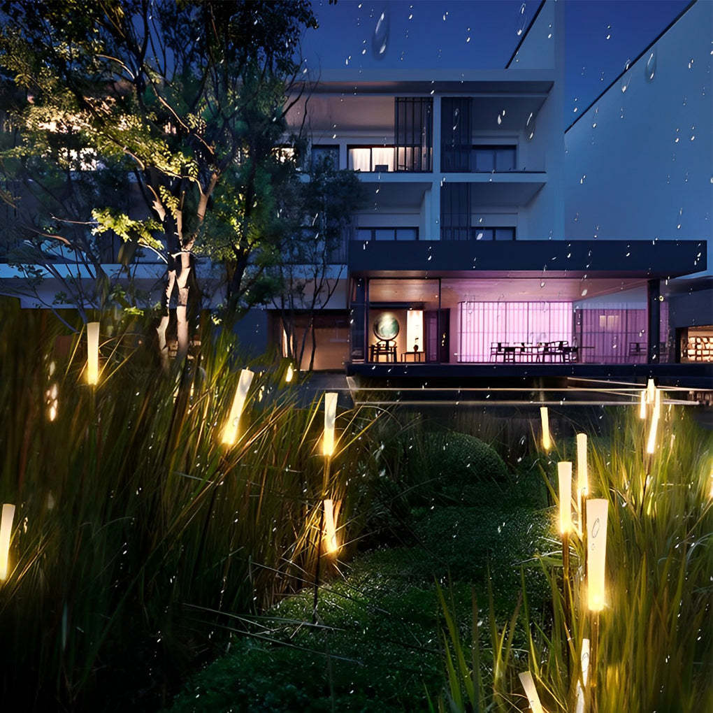10pcs Reeds Acrylic Frosted Stick Waterproof Outdoor Lights Lawn Lamp-Lighom