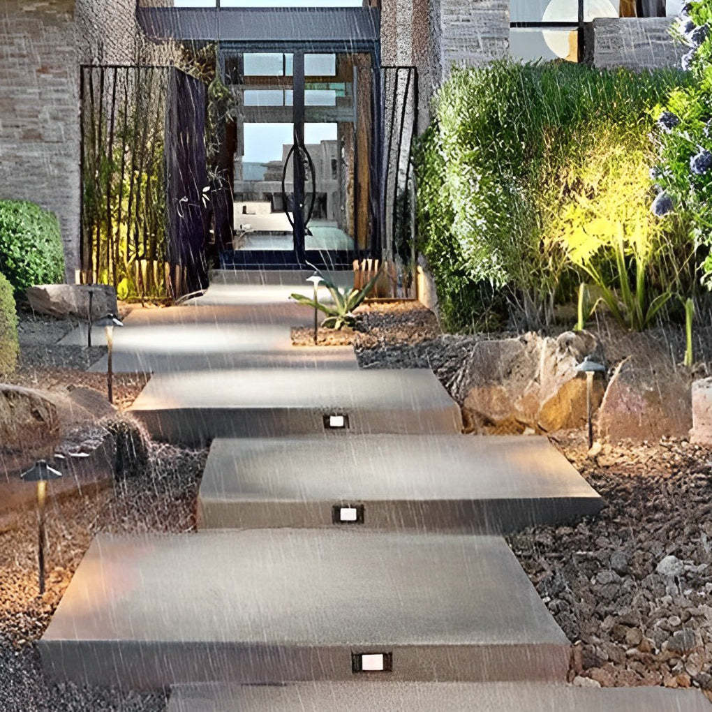 Visual Comfort Wall Recessed LED 3W Aluminum Modern Architectural Step Lights-Lighom