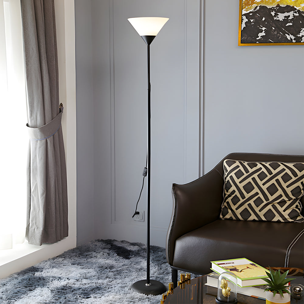 67 inch Modern Torchiere Uplight Floor Lamp with Adjustable Sidelight-Lighom