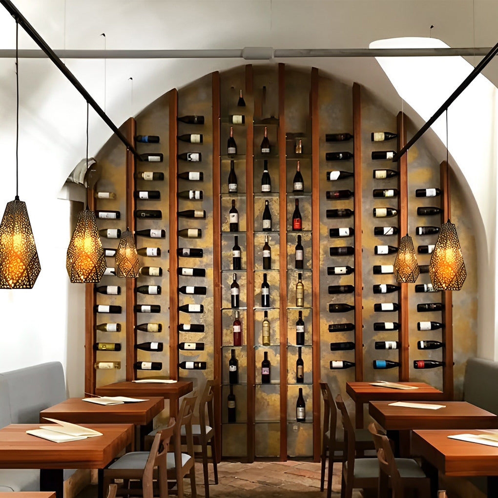 Hollow Stainless Steel Gourd Postmodern Chandelier