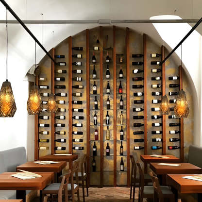 Hollow Stainless Steel Gourd Postmodern Chandelier