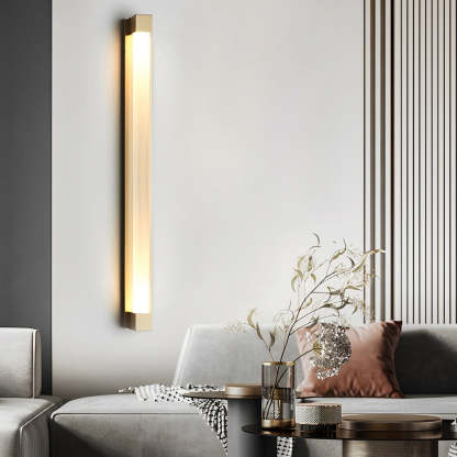 Minimalist Strip Crystal LED Postmodern Wall Lamp Wall Sconce Lighting-Lighom