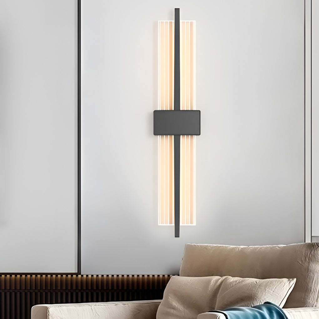 Rectangle Warm Postmodern Wall Sconce