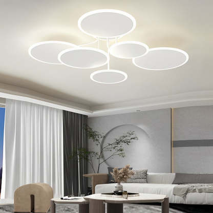 Dimming Matte White Nordic Ceiling Light