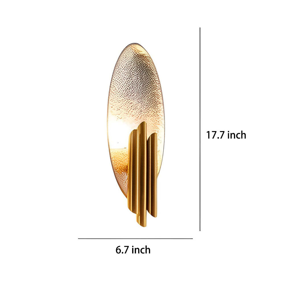 Oval Iron Electroplating Minimalist Creative Postmodern Wall Lights Indoor-Lighom