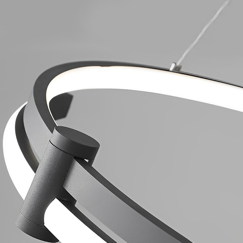 Minimalist Round Dimmable LED Nordic Chandelier