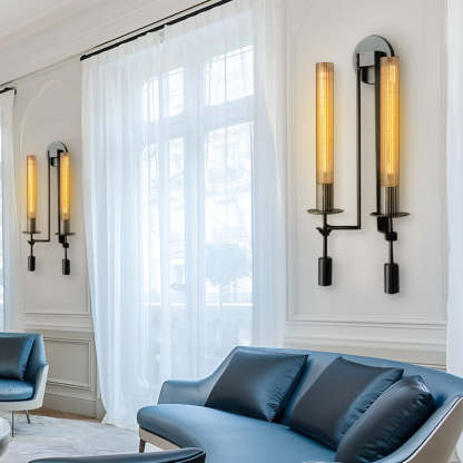 Creative Crystal Lampshade E14 Postmodern Plug in Wall Lights Wall Lamp-Lighom