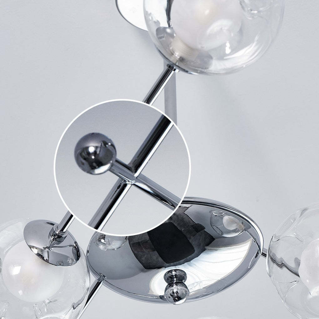 Minimalist Dimmable Glass Globe American Chandelier