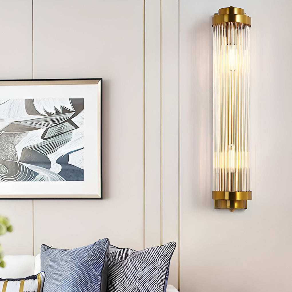 Adjustable Warm White Light LED Crystal Golden Nordic Wall Lamp Wall Sconce Lighting-Lighom