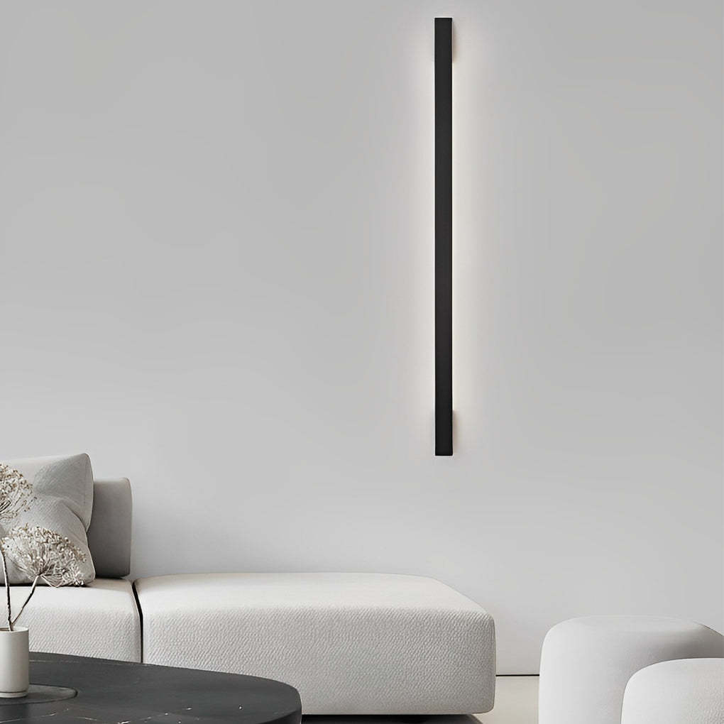 Long Strip Minimalist Three Step Dimming LED Copper Modern Wall Lamp-Lighom