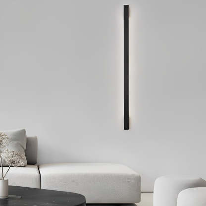 Long Strip Minimalist Three Step Dimming LED Copper Modern Wall Lamp-Lighom