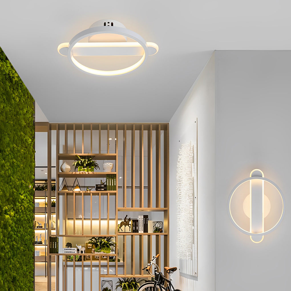 Circular Strip LED Minimalist Wall Light